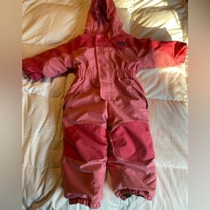 Vintage Patagonia Girls snowsuit size 24 mo